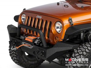 Jeep Wrangler JK XHD Bumper Kit/High Clearance Ends w/ Overrider Hoop - Front